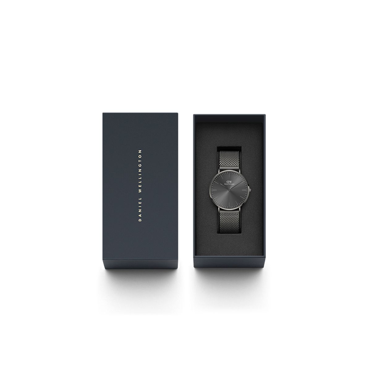 다니엘 웰링턴(DANIEL WELLINGTON) CLASSIC MESH GRAPHITE 그레이 메탈시계