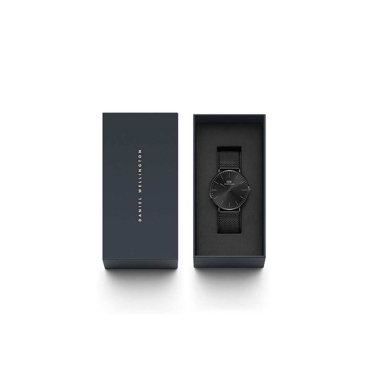 다니엘 웰링턴(DANIEL WELLINGTON) CLASSIC MESH ONYX 올블랙 남자시계