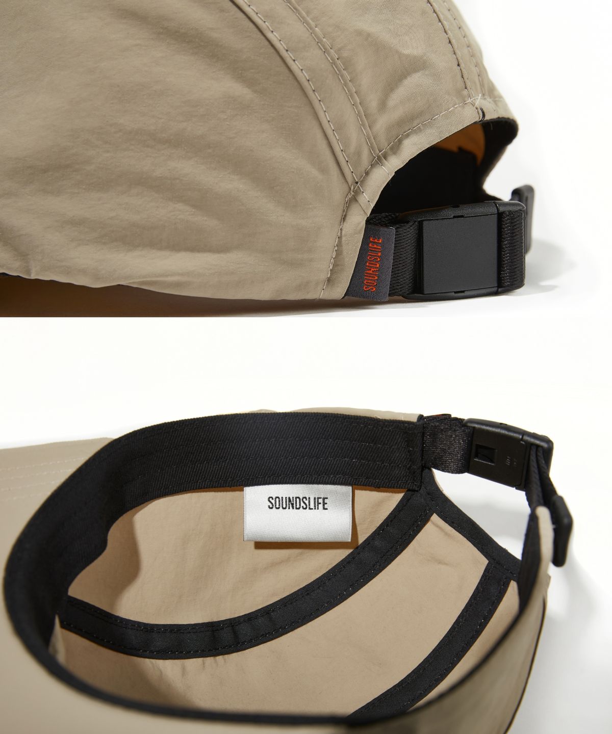사운즈라이프(SOUNDSLIFE) Hard shell Ball cap Beige