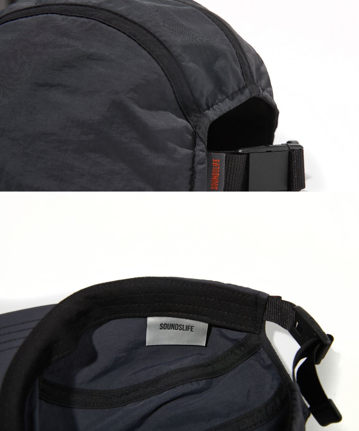 사운즈라이프(SOUNDSLIFE) Hard shell Ball cap Charcoal