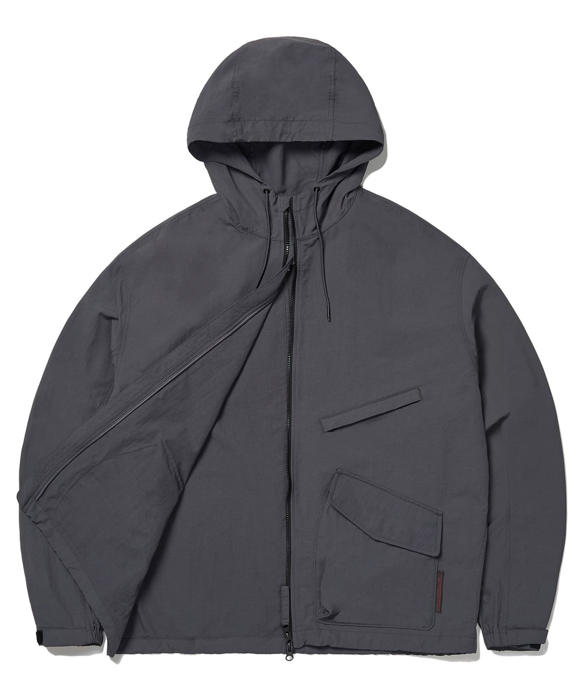 사운즈라이프(SOUNDSLIFE) Hard shell Windbreaker Jacket Charcoal