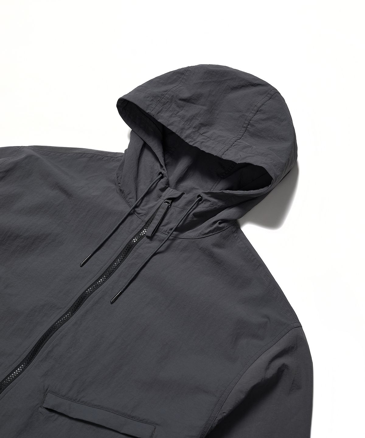사운즈라이프(SOUNDSLIFE) Hard shell Windbreaker Jacket Charcoal
