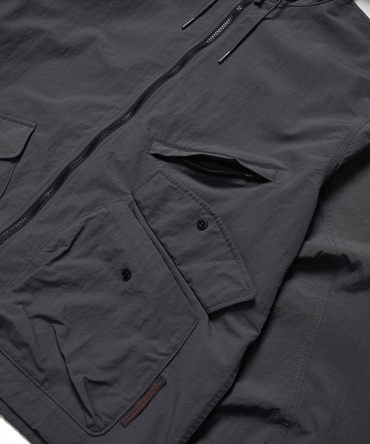 사운즈라이프(SOUNDSLIFE) Hard shell Windbreaker Jacket Charcoal