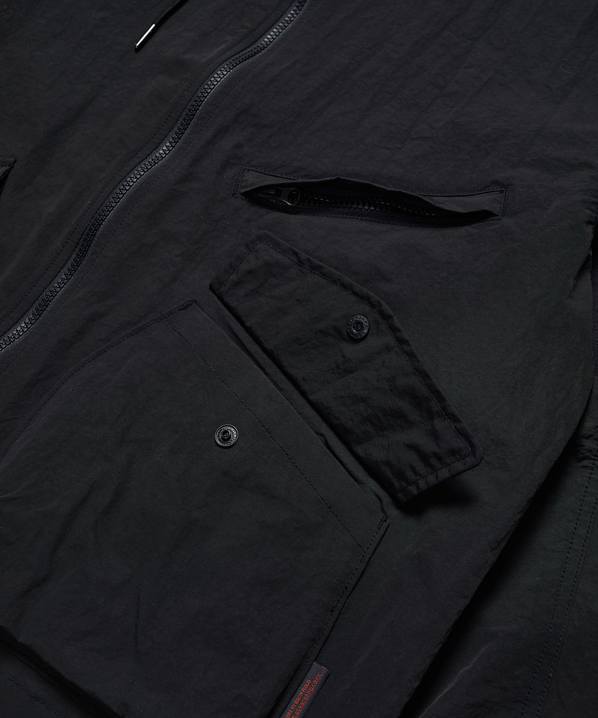 사운즈라이프(SOUNDSLIFE) Hard shell Windbreaker Jacket Black