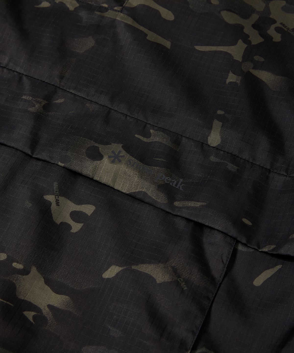 스노우피크 어패럴(SNOWPEAK APPAREL) 멀티캠 아노락 Black (S23ZMPAN06)