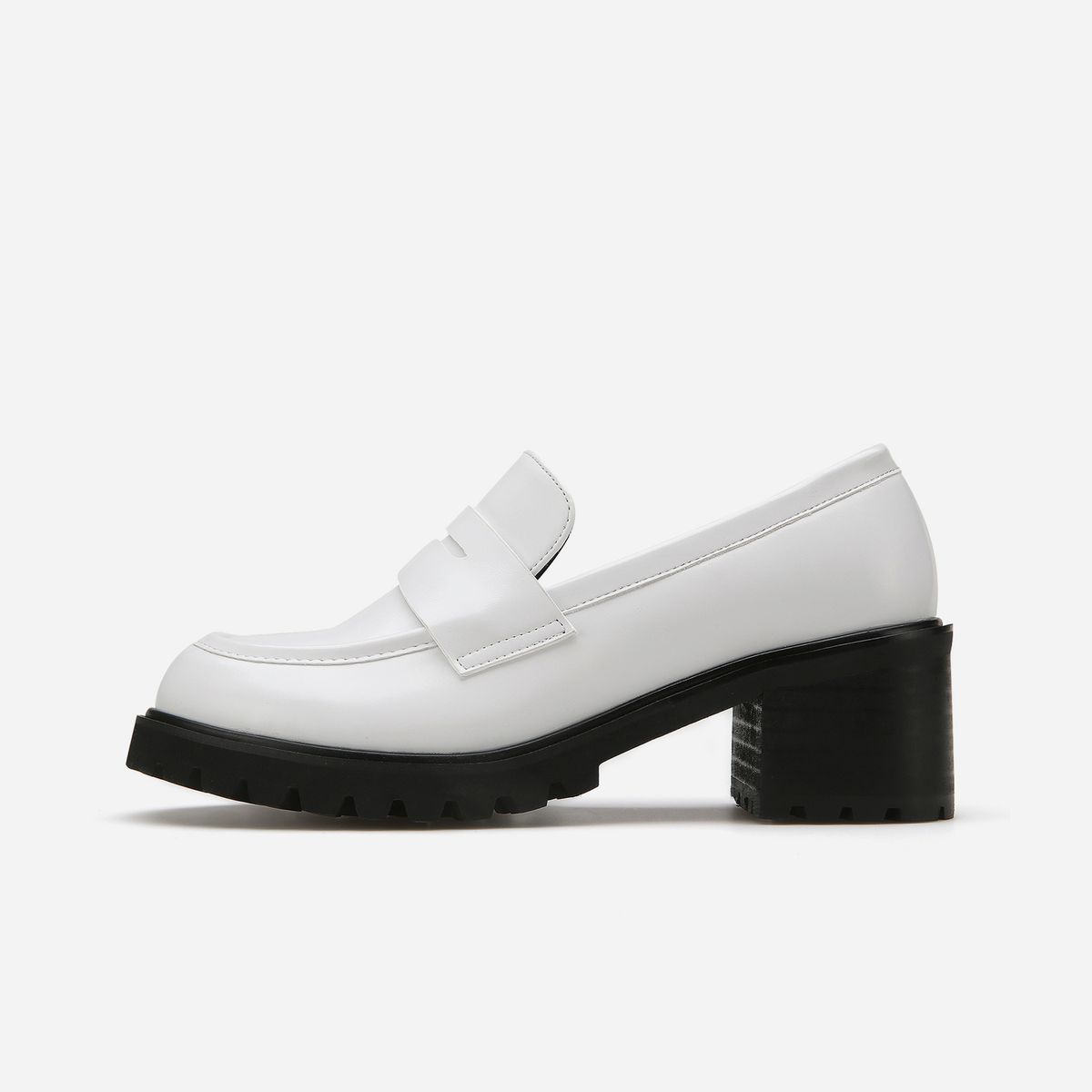 솔트앤초콜릿(SALT AND CHOCOLATE) 라운드 토 청키힐 펌프스 412311001 (6cm/3color)