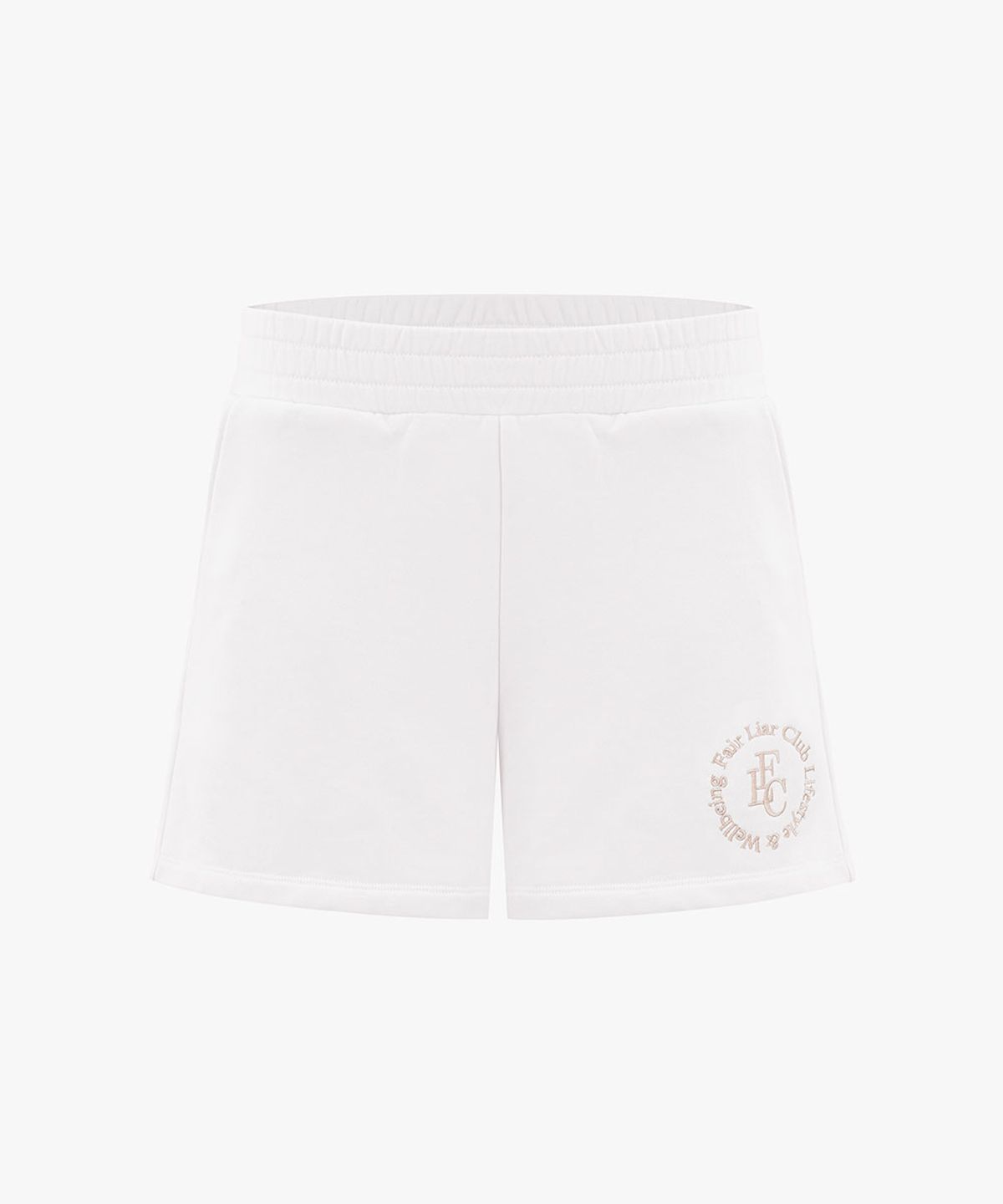 페어라이어 클럽(FAIRLIAR CLUB) FLC Lifestyle Sweatshorts_WHITE