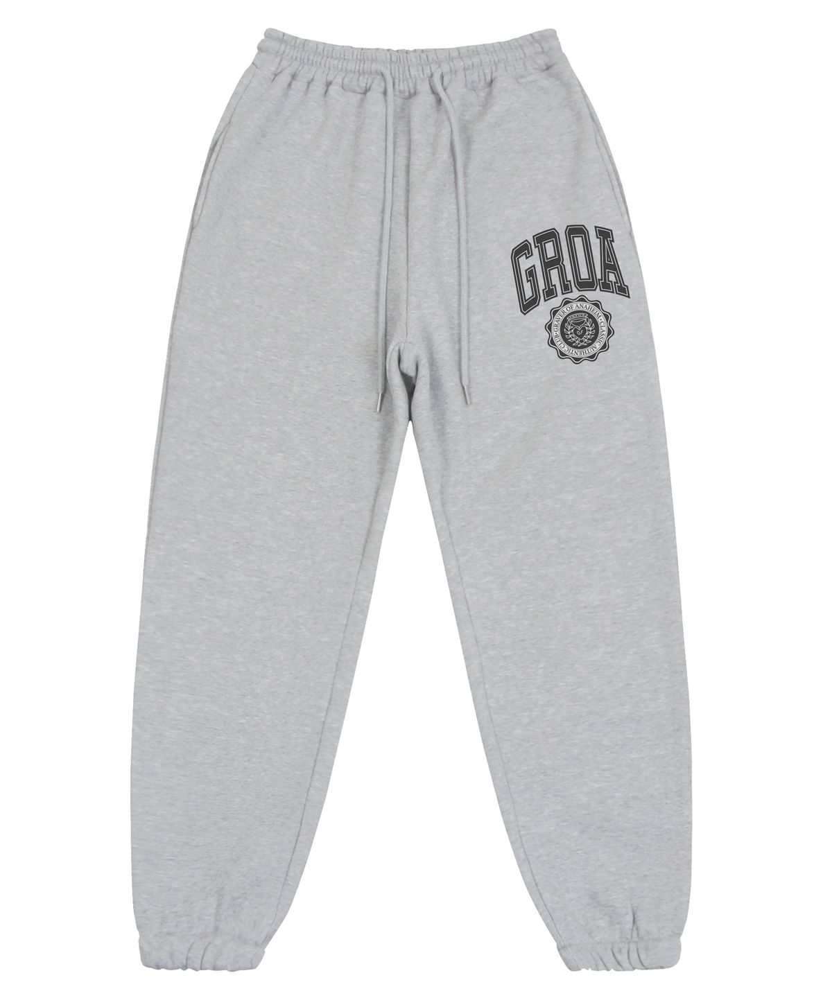 그레이버(GRAVER) [UNISEX]GROA 로고 클래식 하트 스웻 조거팬츠_그레이