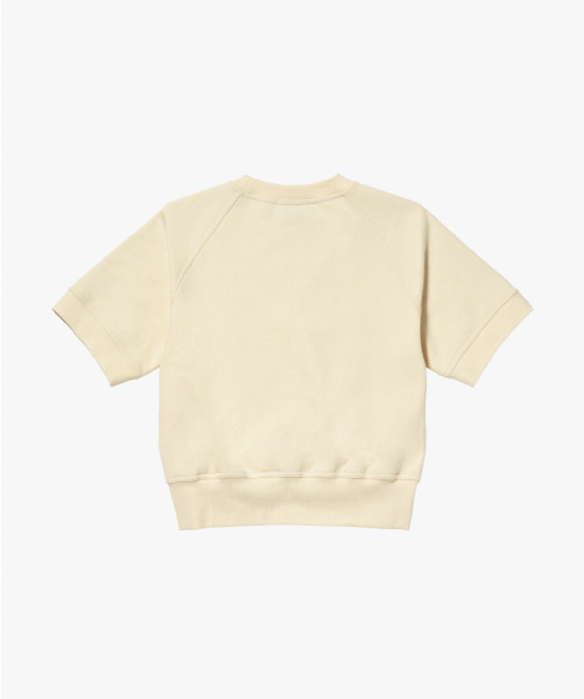 골스튜디오(GOALSTUDIO) WOMENS CROPPED SWEAT-LIGHT YELLOW