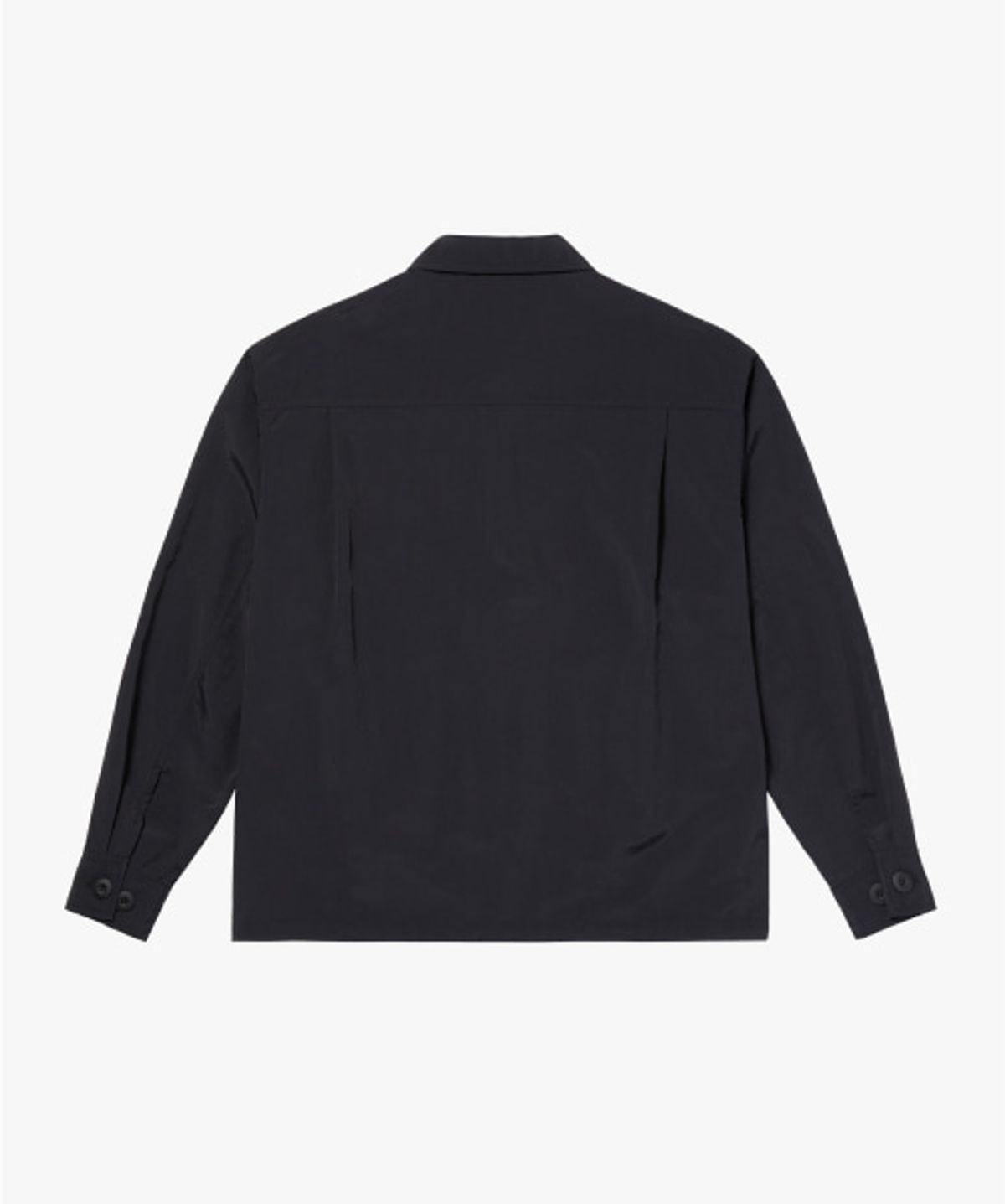 골스튜디오(GOALSTUDIO) TASLAN LONG SLEEVE SHIRTS-BLACK