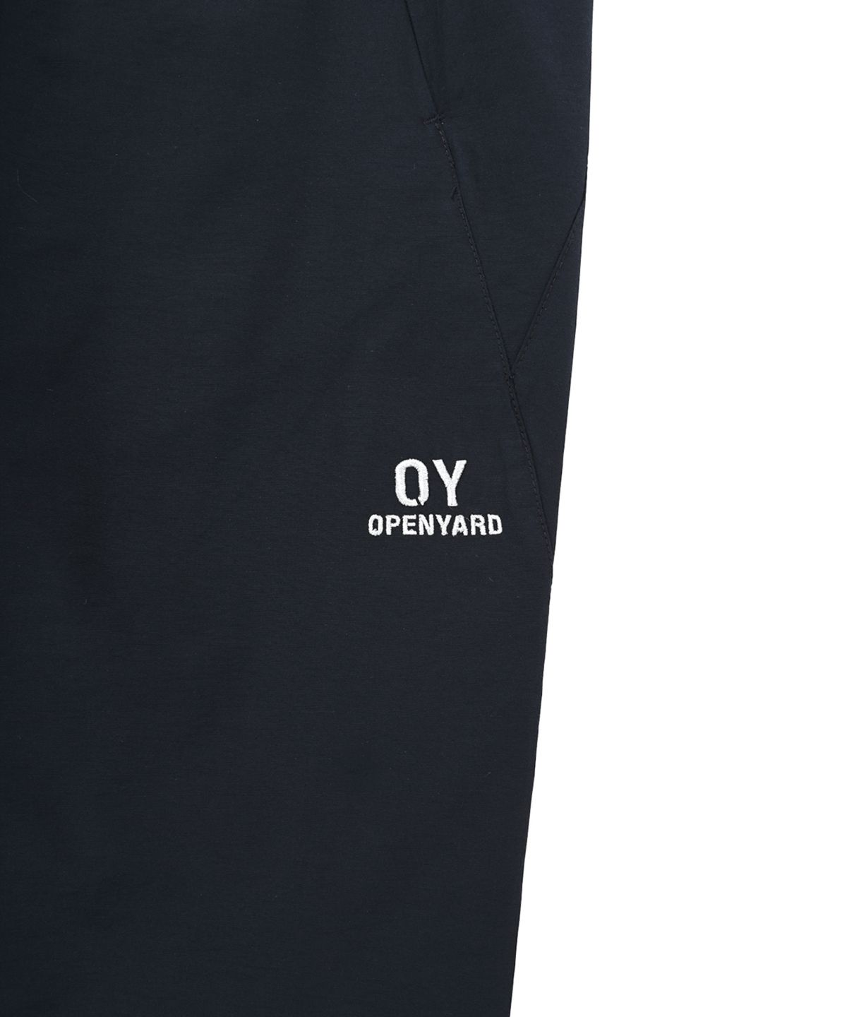 오픈야드(오와이)(OPENYARD(OY)) 백 슬릿 트랙 팬츠-네이비
