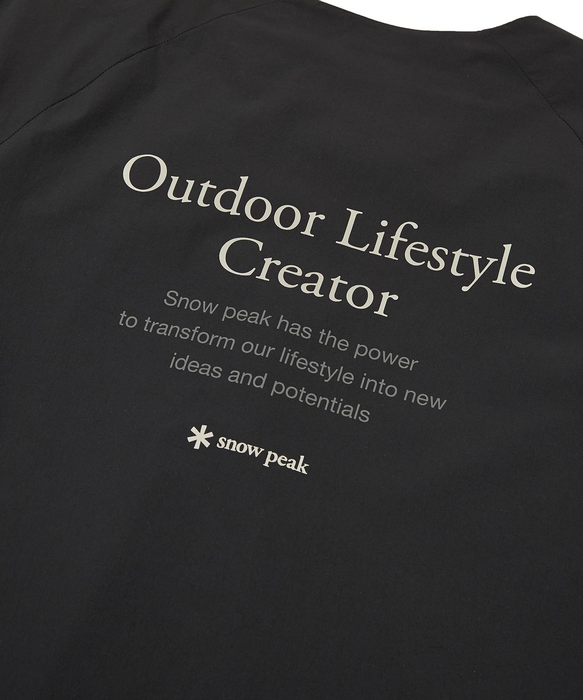 스노우피크 어패럴(SNOWPEAK APPAREL) 씬테크 맨투맨 Dark Charcoal (S23SUSHT68)
