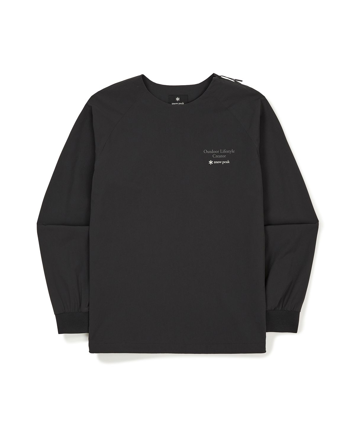 스노우피크 어패럴(SNOWPEAK APPAREL) 씬테크 맨투맨 Dark Charcoal (S23SUSHT68)