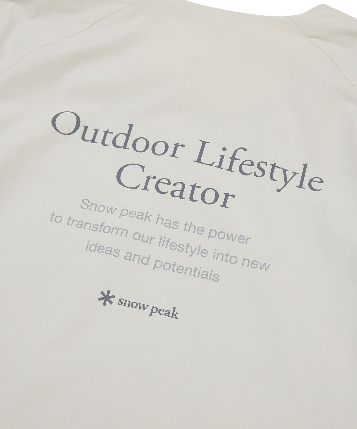 스노우피크 어패럴(SNOWPEAK APPAREL) 씬테크 맨투맨 Light Beige (S23SUSHT68)