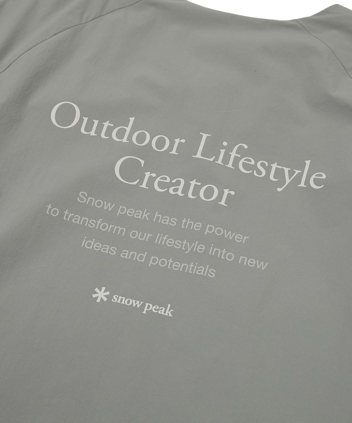 스노우피크 어패럴(SNOWPEAK APPAREL) 씬테크 맨투맨 Light Khaki (S23SUSHT68)