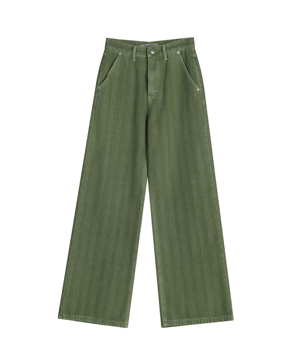어반드레스(AVANDRESS) Herringbone wide pants CHARCOAL