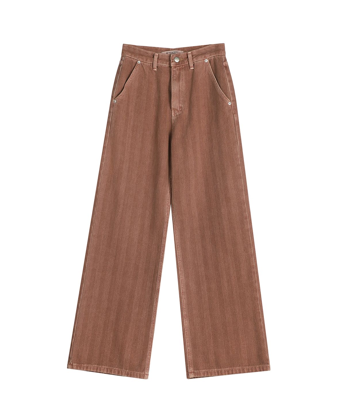 어반드레스(AVANDRESS) Herringbone wide pants CHARCOAL