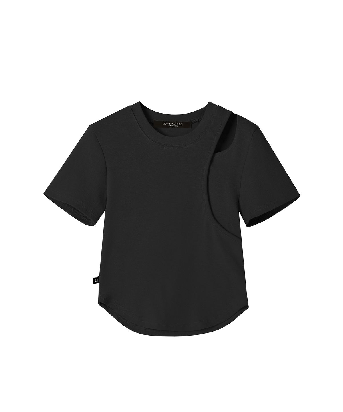 어반드레스(AVANDRESS) hole-cut crop tee - 5COL