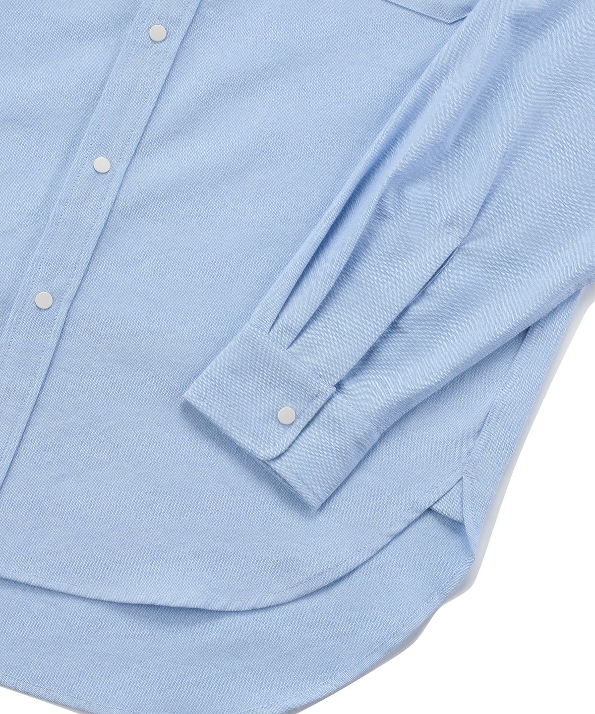 컬럼비아 유니버시티(COLUMBIA UNIVERSITY) 1754 CROWN OVERFIT OXFORD HENLY NECK SHIRTS 블루