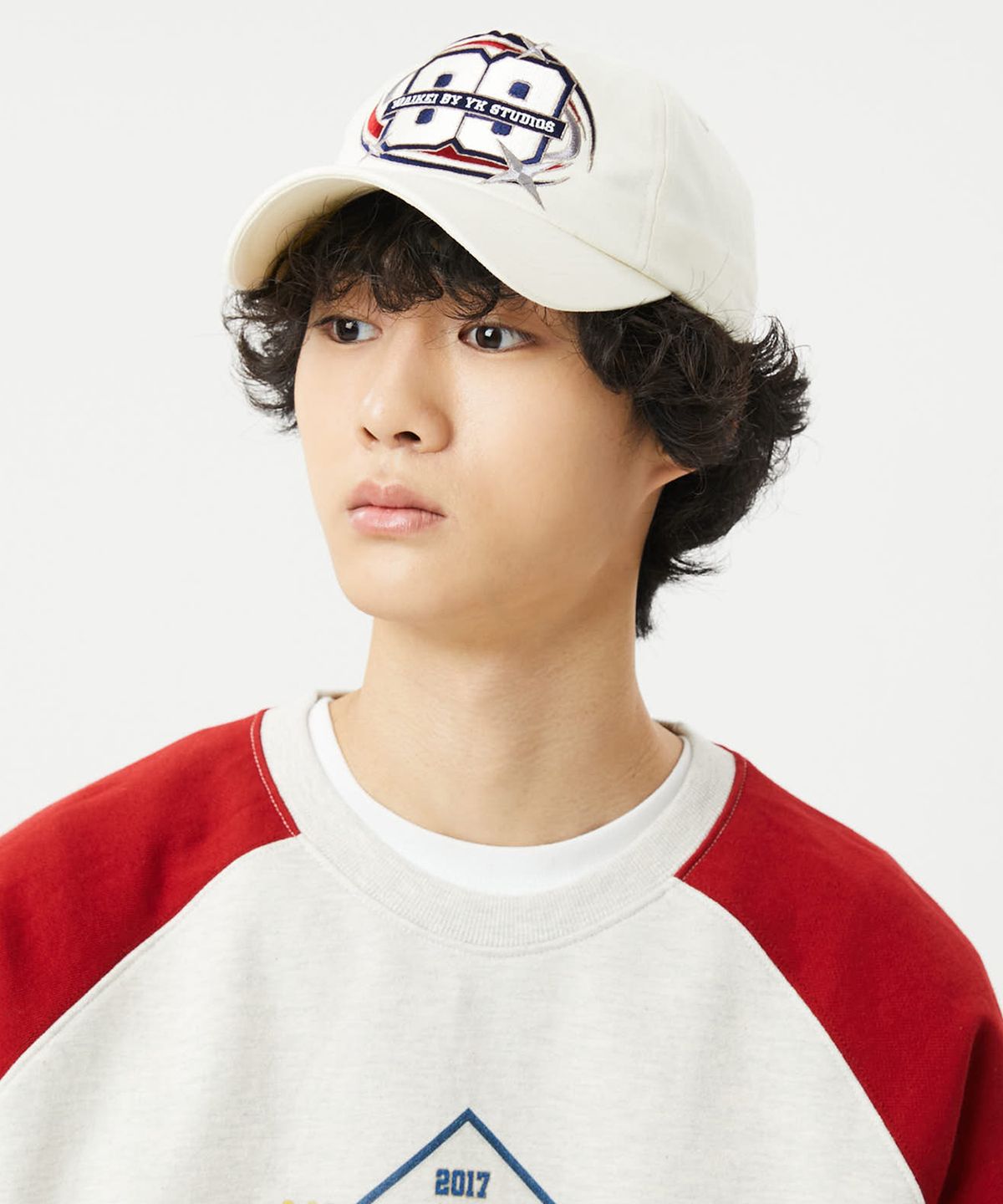 와이케이(WAIKEI) 89 로고 볼캡 화이트