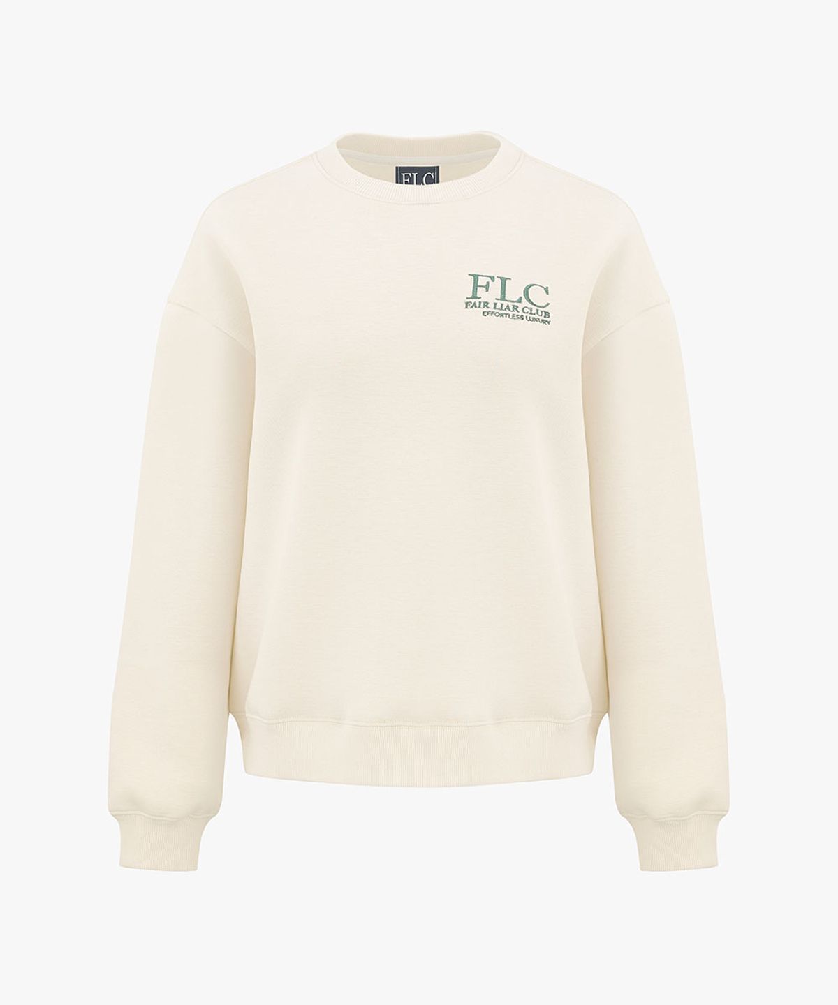 페어라이어 클럽(FAIRLIAR CLUB) Effortlux Crewneck Sweatshirt_IVORY