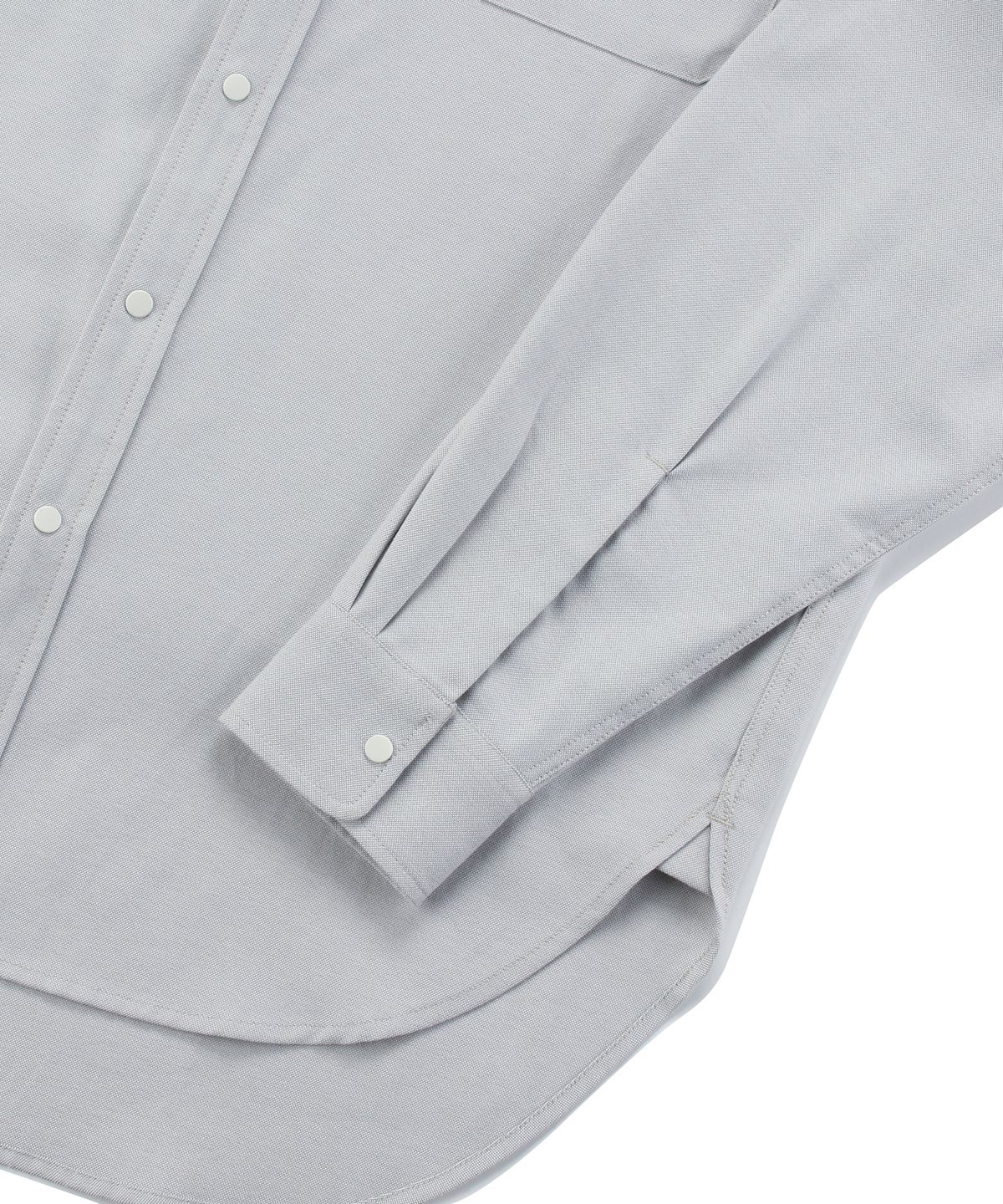 컬럼비아 유니버시티(COLUMBIA UNIVERSITY) 1754 CROWN OVERFIT OXFORD HENLY NECK SHIRTS 그레이