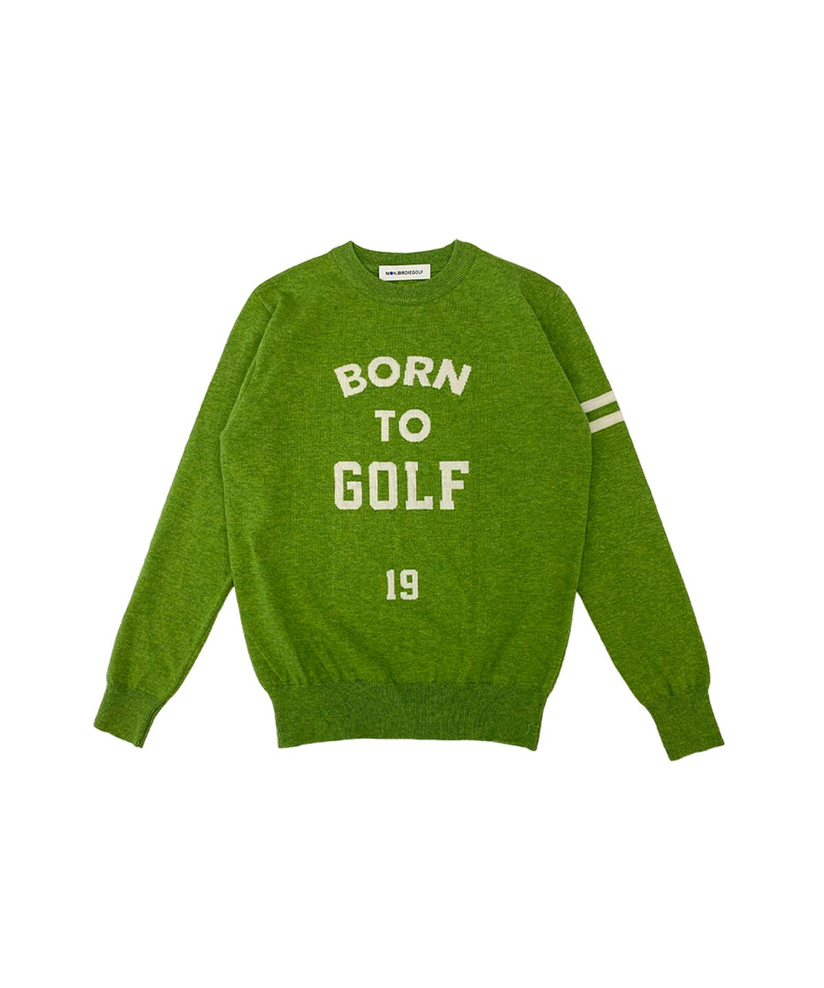몽버디 골프(MONBIRDIE GOLF) BONE TO GOLF CREW-NECK SWEATER 본투골프 크루넥 스웨터 GREEN