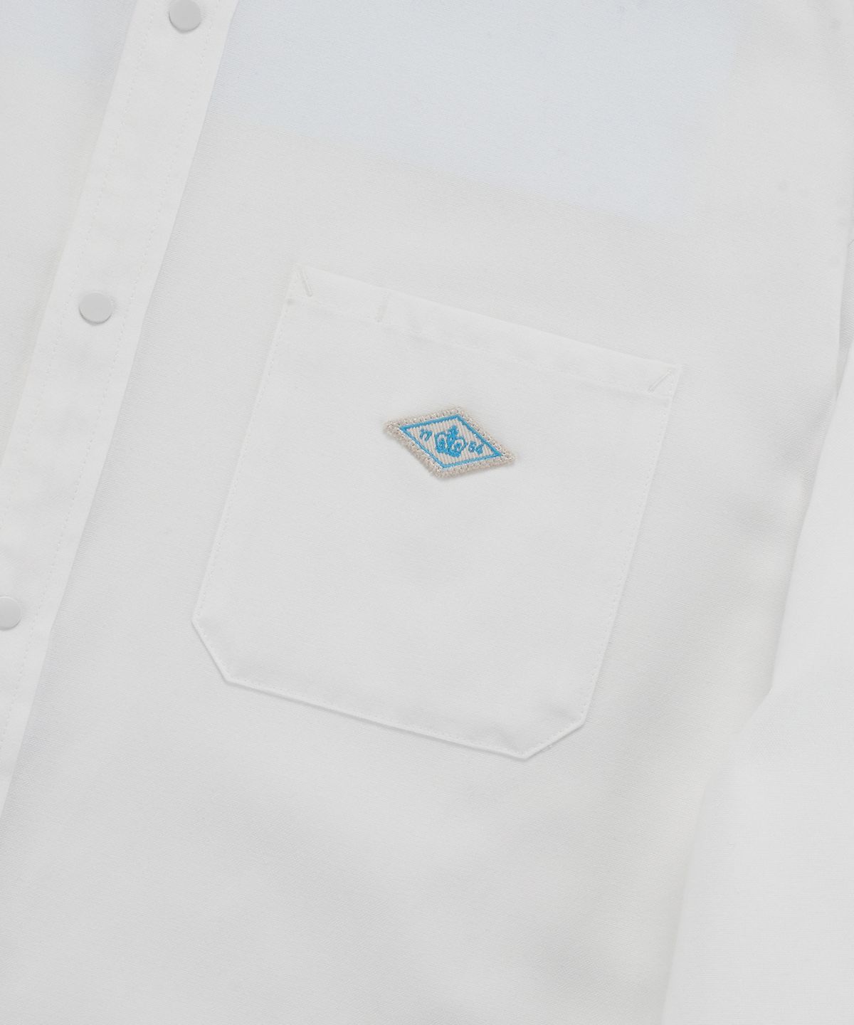 컬럼비아 유니버시티(COLUMBIA UNIVERSITY) 1754 CROWN OVERFIT OXFORD HENLY NECK SHIRTS 화이트