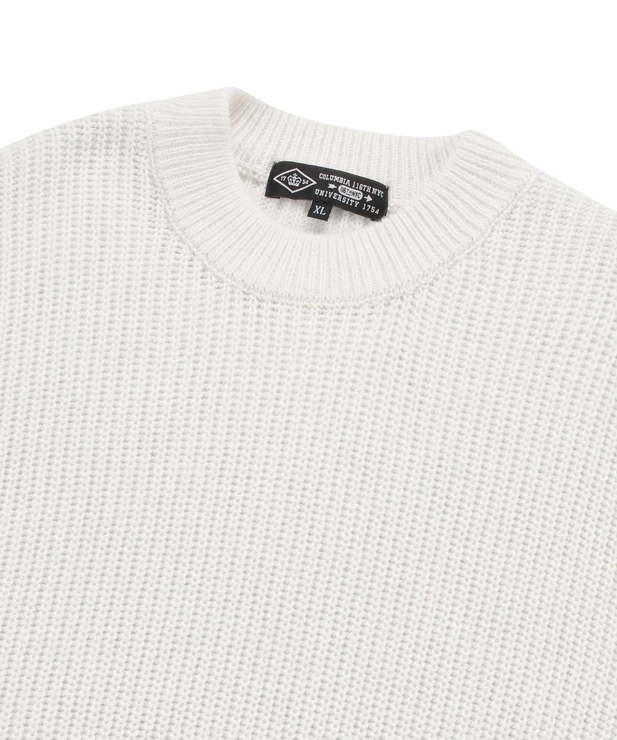 컬럼비아 유니버시티(COLUMBIA UNIVERSITY) 1754 CROWN OVERFIT ROUND SWEATER 크림
