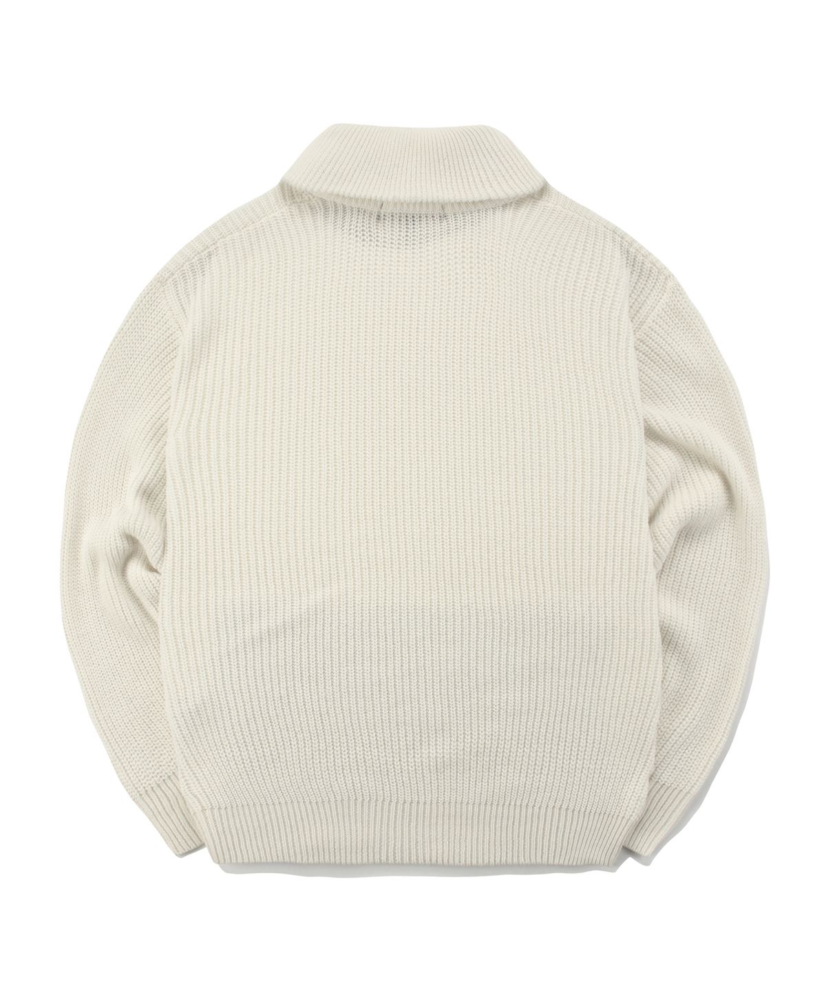 컬럼비아 유니버시티(COLUMBIA UNIVERSITY) 1754 CROWN OVERFIT HALF ZIP-UP SWEATER 크림