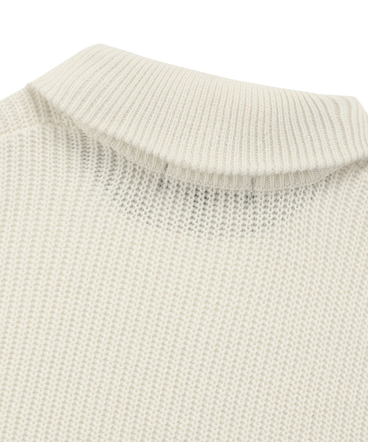 컬럼비아 유니버시티(COLUMBIA UNIVERSITY) 1754 CROWN OVERFIT HALF ZIP-UP SWEATER 크림