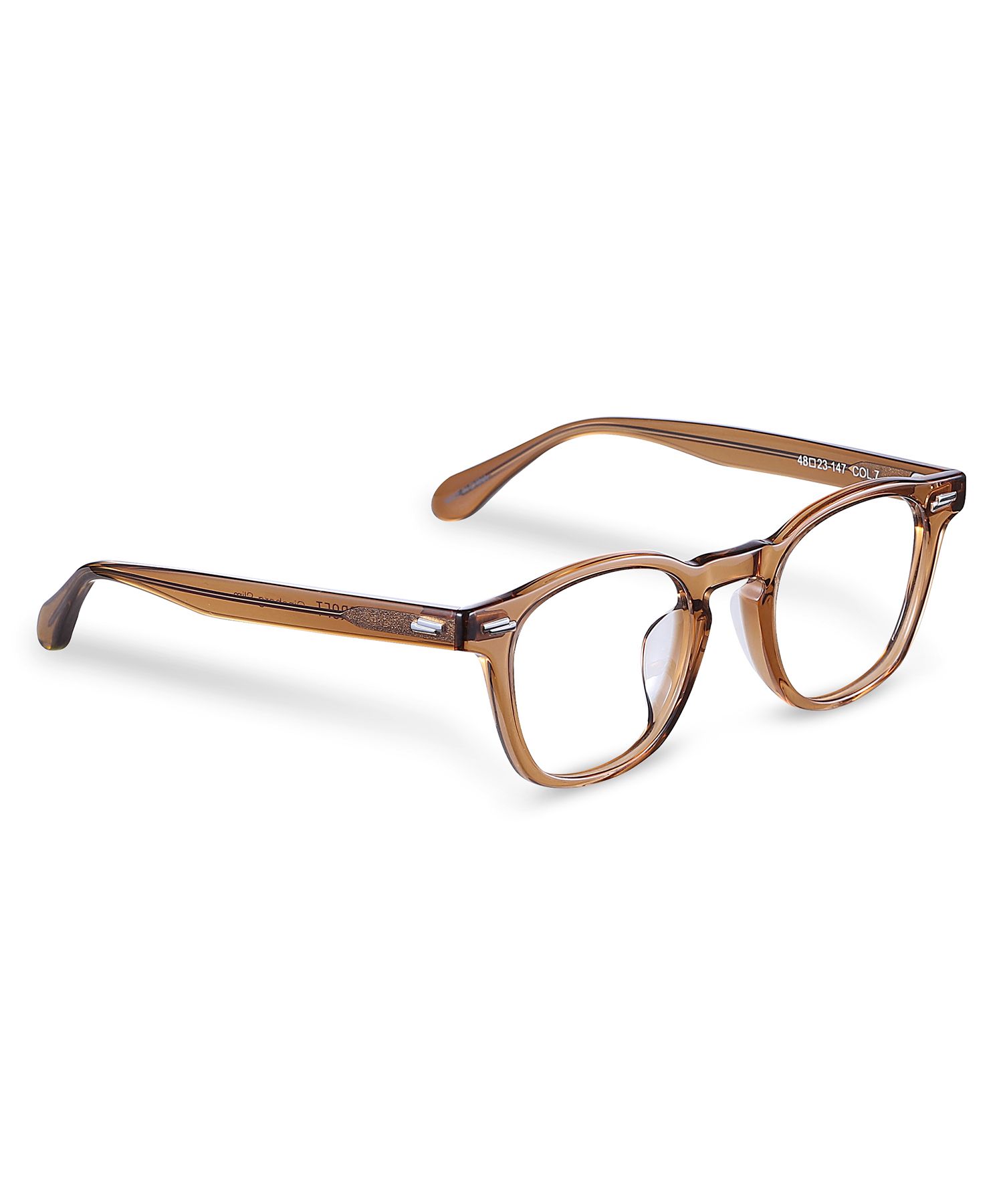 MUSINSA | ASHCROFT Ginsberg 48 slim ver. - Brown Smoke