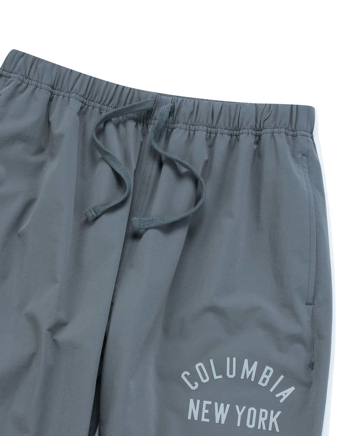 컬럼비아 유니버시티(COLUMBIA UNIVERSITY) CU NY REGULAR FIT NYLON PANTS 차콜