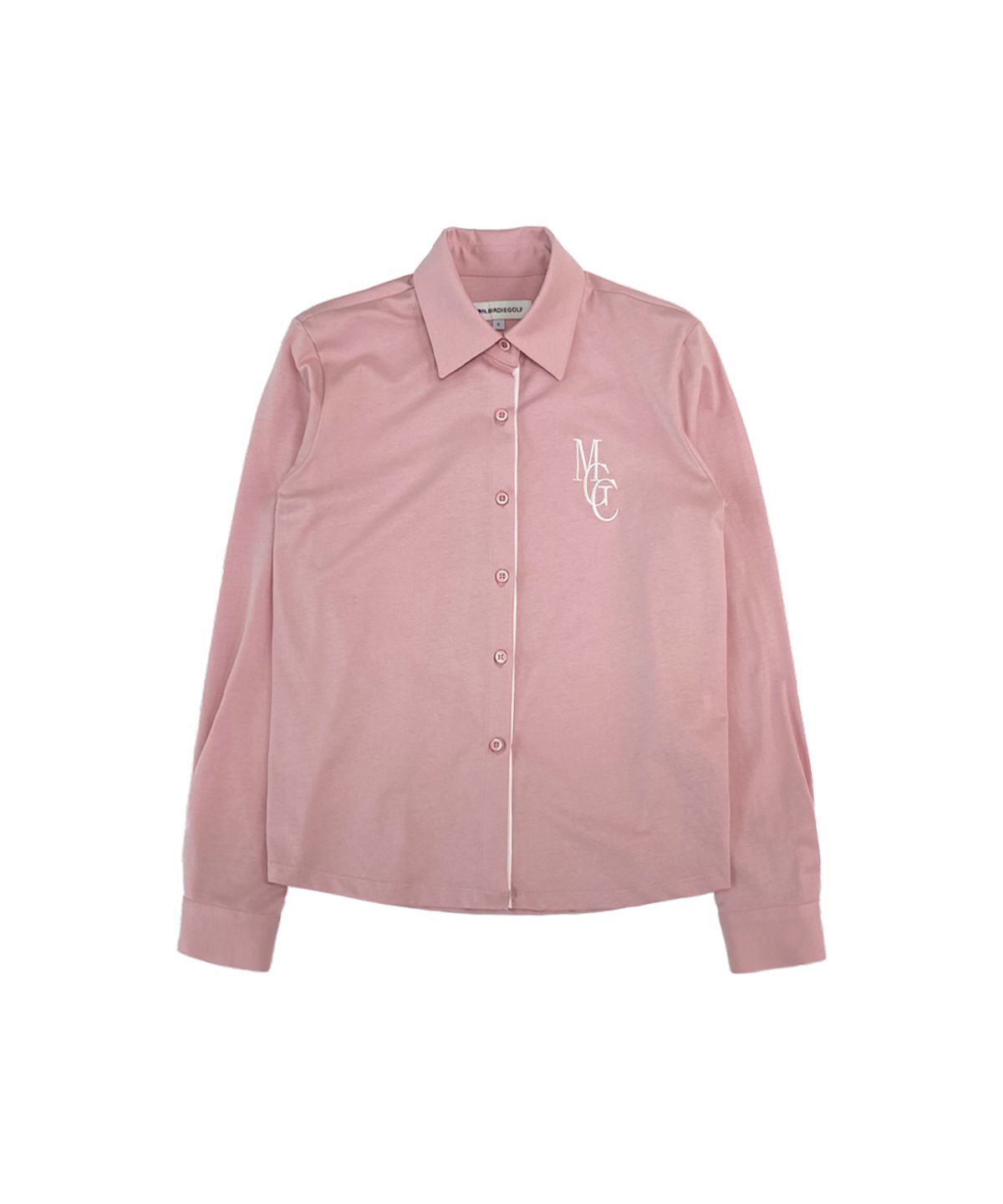 몽버디 골프(MONBIRDIE GOLF) MGC SINGLE JERSEY 실켓 스판셔츠 PINK