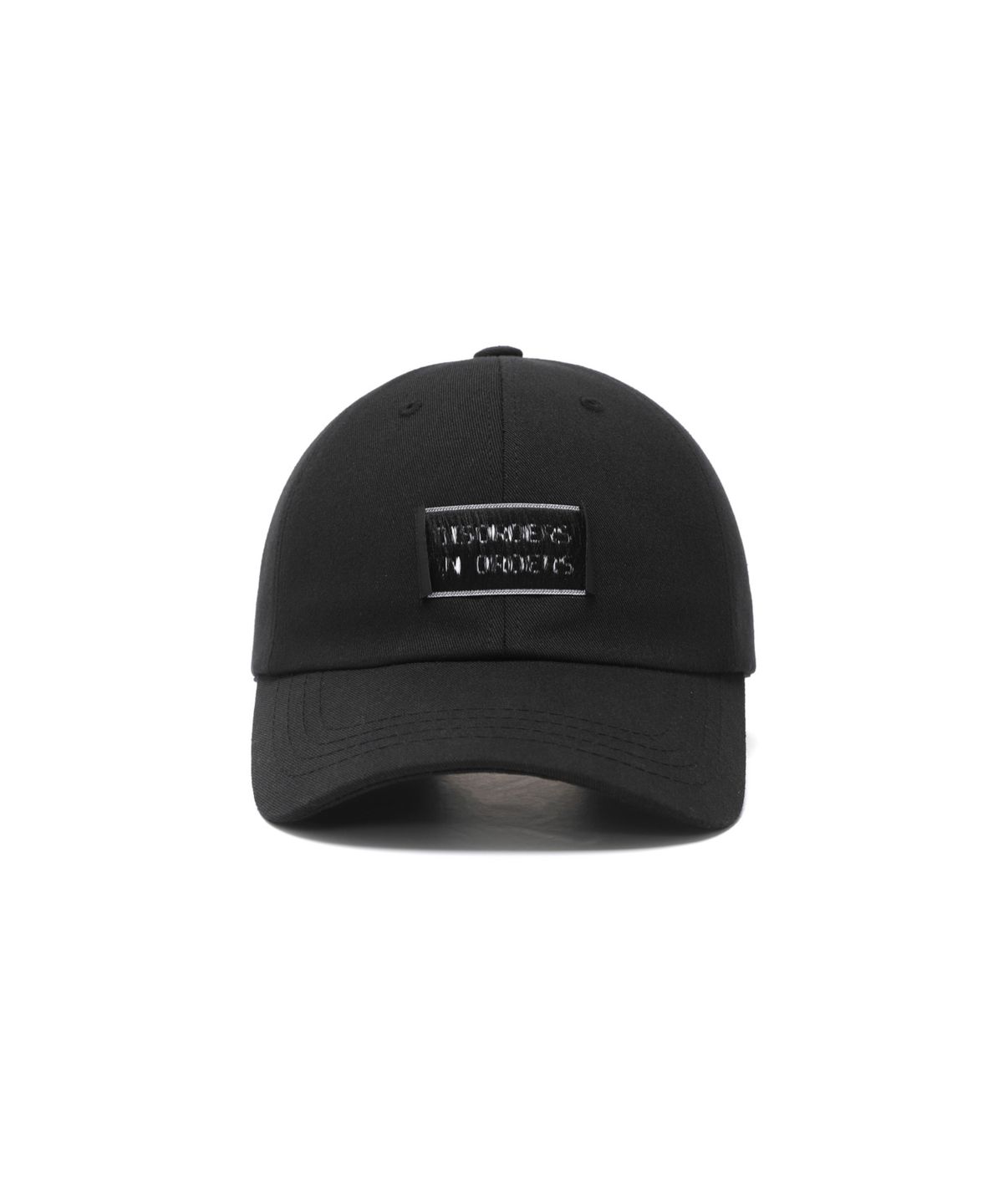일레딧(ILLEDIT) BASIC BLACK LABEL BALLCAP BLACK
