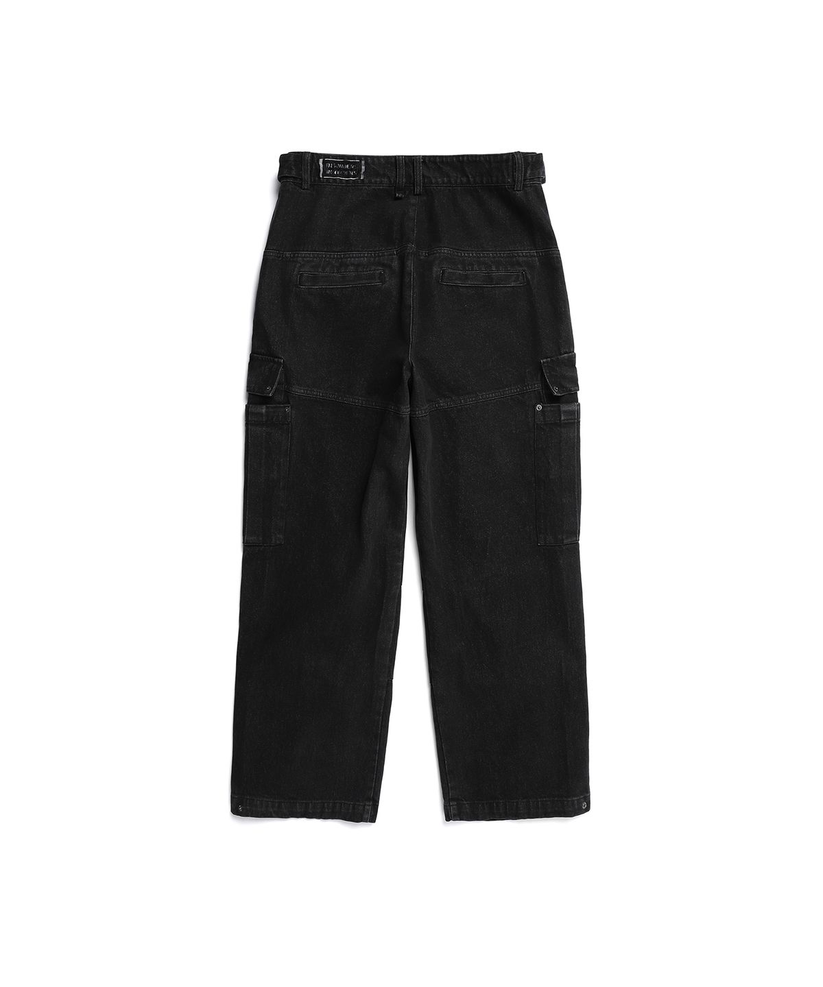 일레딧(ILLEDIT) WASHED DENIM WIDE CARGO PANTS
