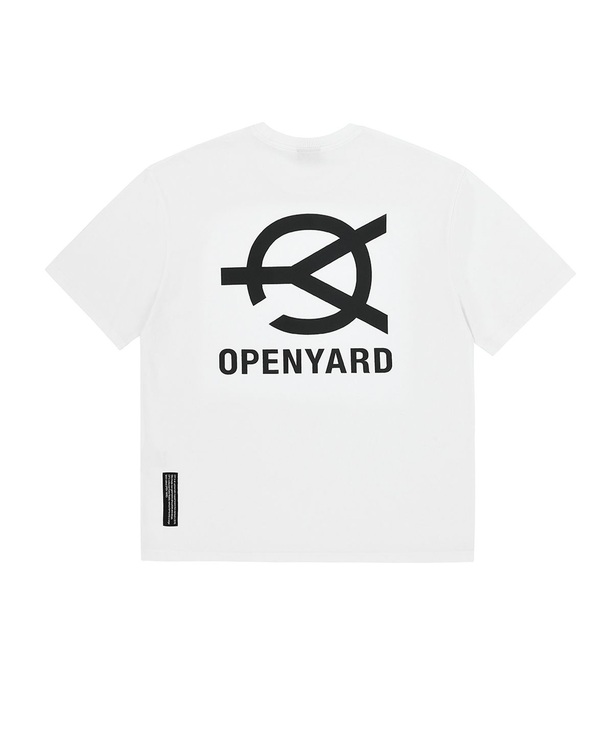 오픈야드(오와이)(OPENYARD(OY)) 베이직 로고 티-화이트