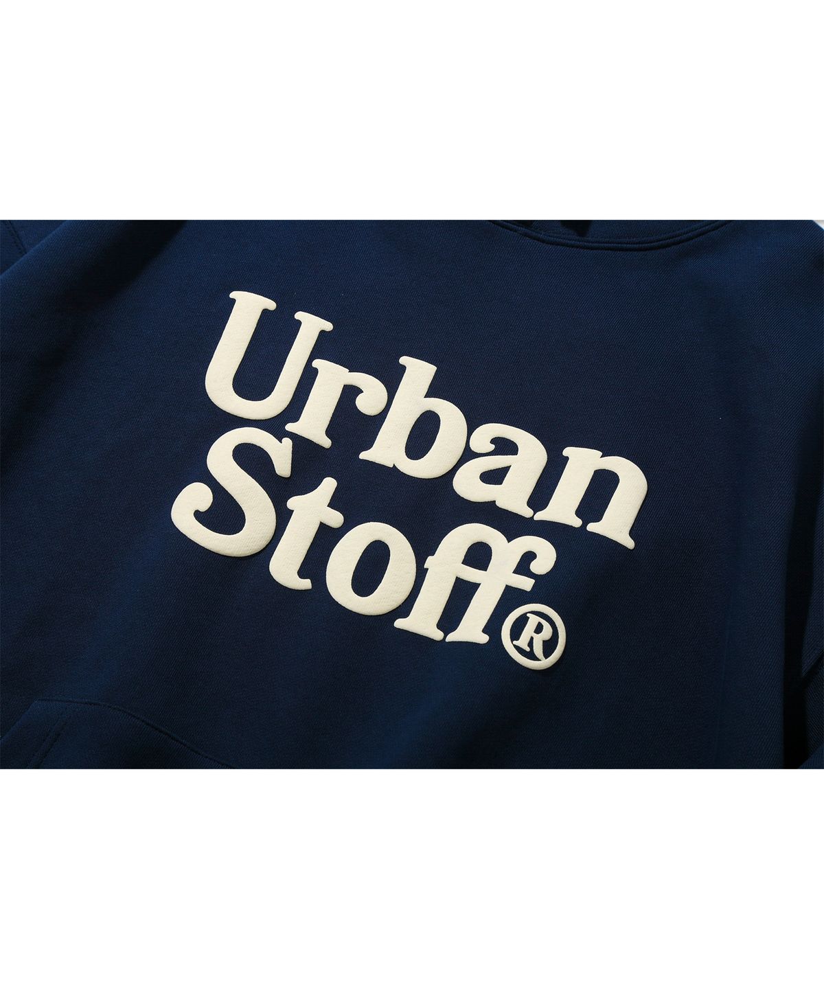 어반스터프(URBANSTOFF) 버블 로고 후디 (네이비)