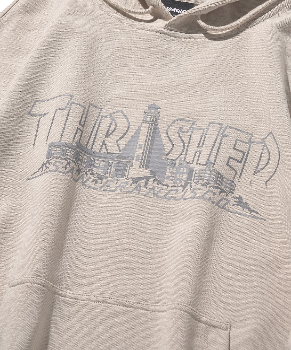 트레셔(THRASHER) 씨티 그래픽 후디 에크루