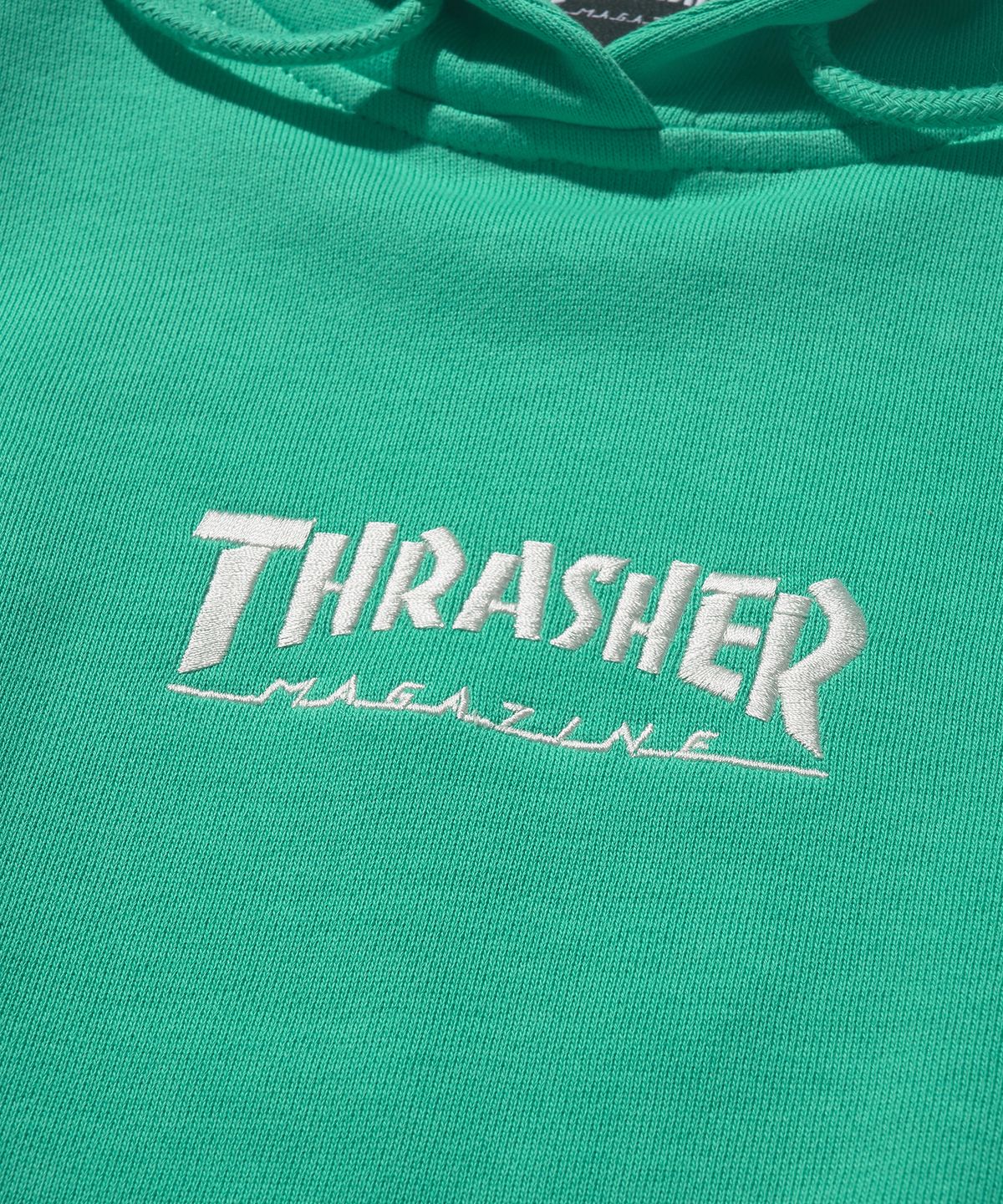 트레셔(THRASHER) 우먼스 매거진 크롭 후디 민트