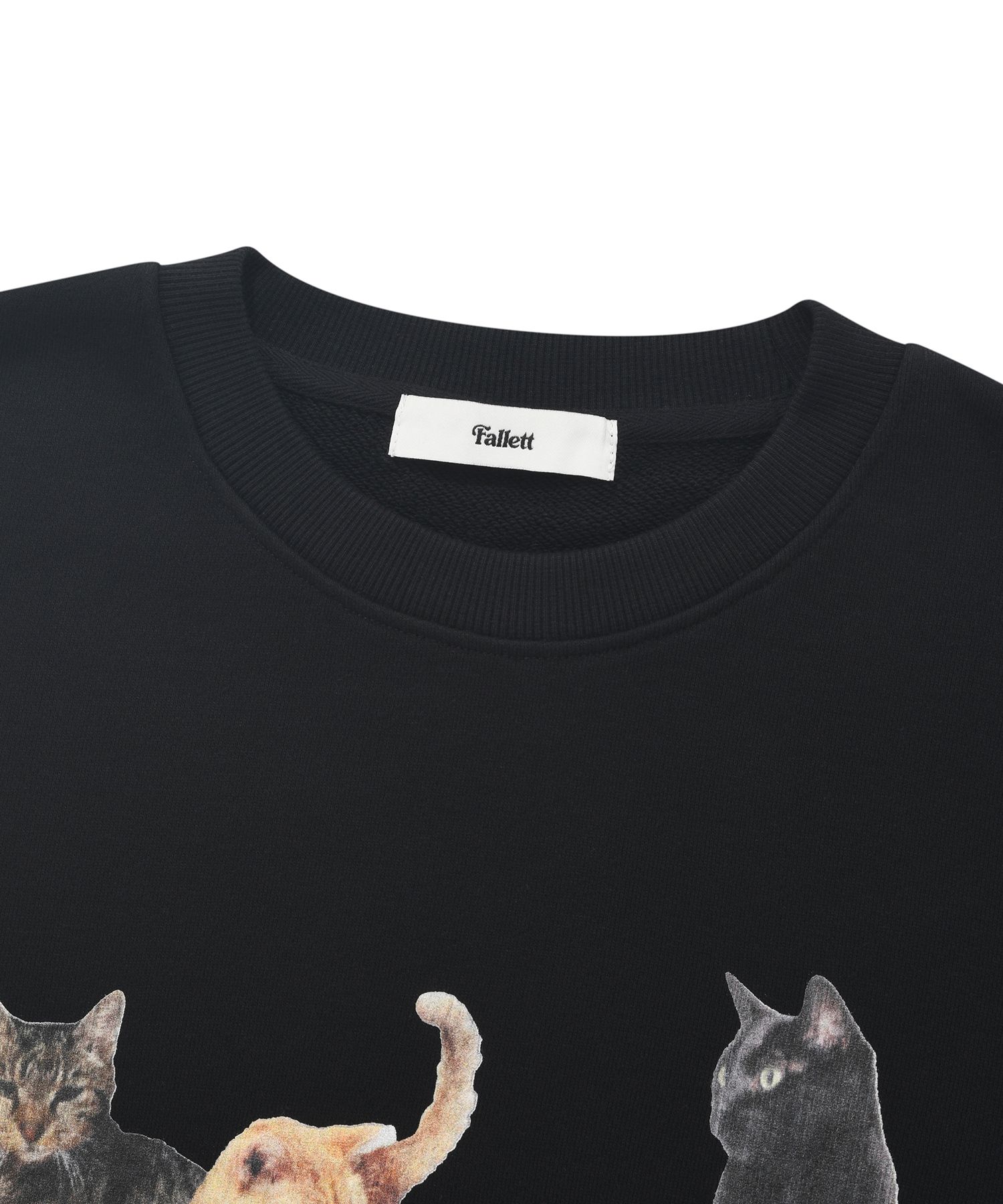 [FALLETT] NERO FRIENDS SWEATSHIRT ★大人気★ MUSINSA公式 | FALLETT Nero Friends Sweatshirt Black