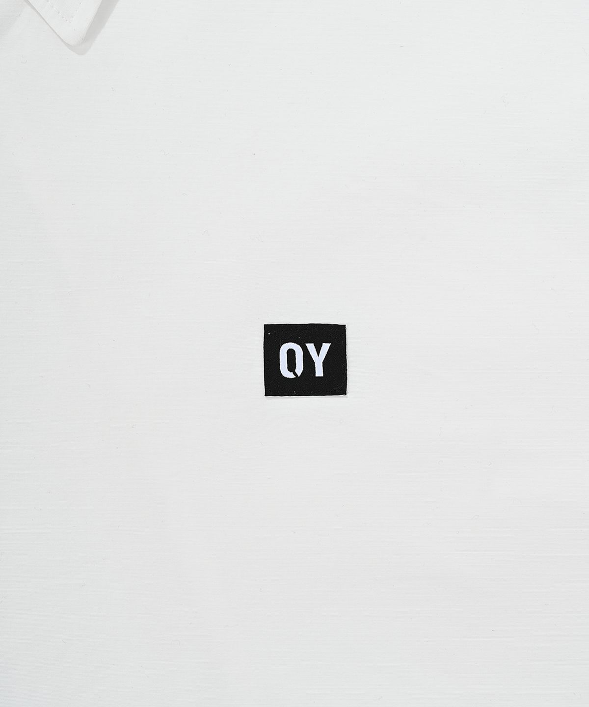 오픈야드(오와이)(OPENYARD(OY)) 커브 라인 지퍼 셔츠-화이트