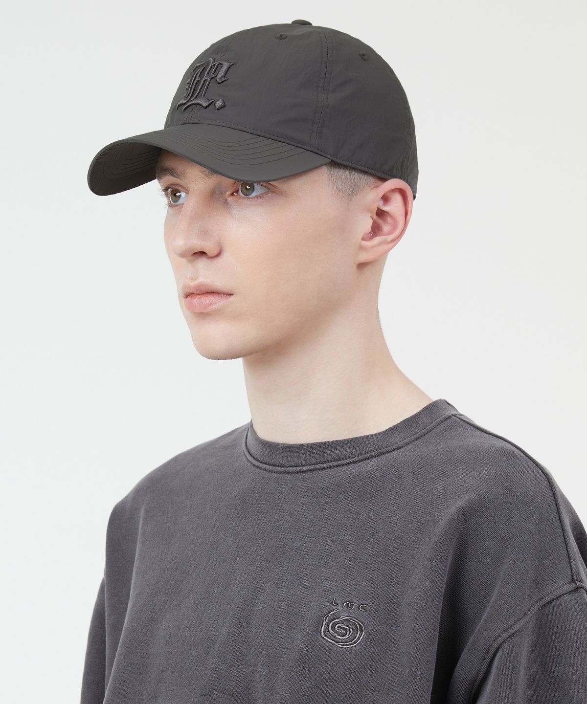 엘엠씨(LMC) GOTHIC NYLON 6PANEL CAP dark gray