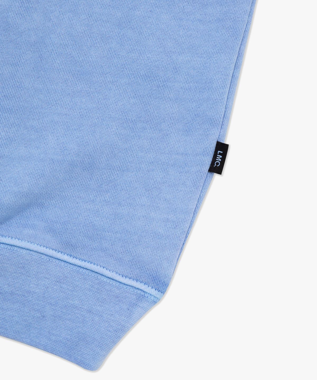 엘엠씨(LMC) OVERDYED GOTHIC OVAL COLLAR SWEATSHIRT sky blue