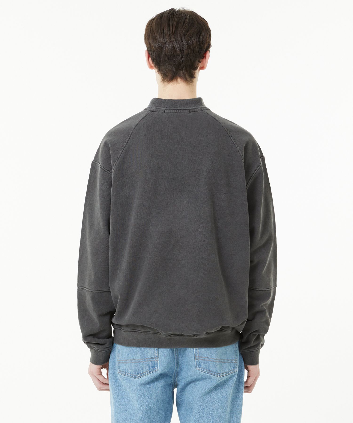 MUSINSA公式 | LMC OVERDYED GOTHIC OVAL COLLAR SWEATSHIRT black