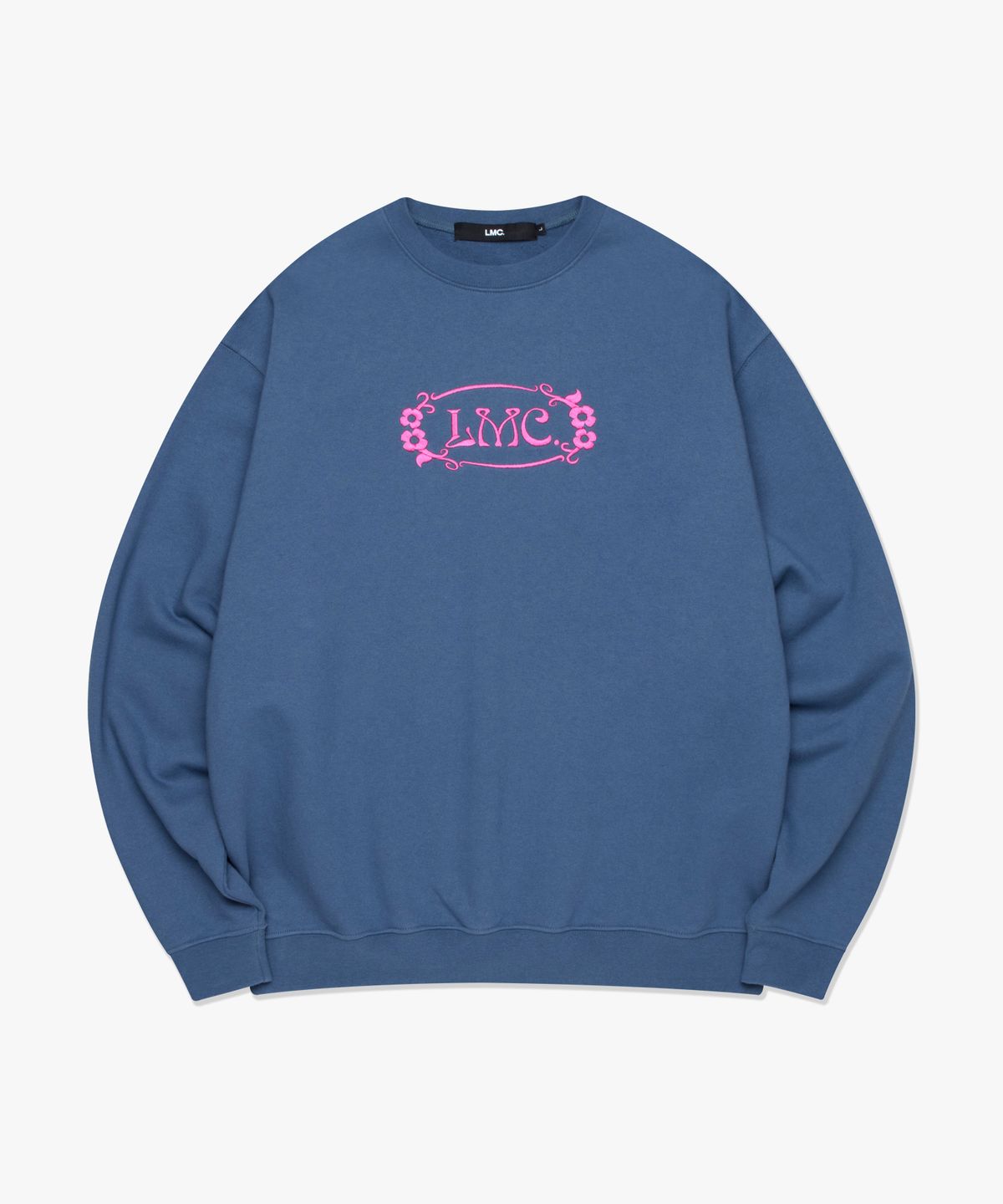 엘엠씨(LMC) FLOWER OVAL SWEATSHIRT dark blue