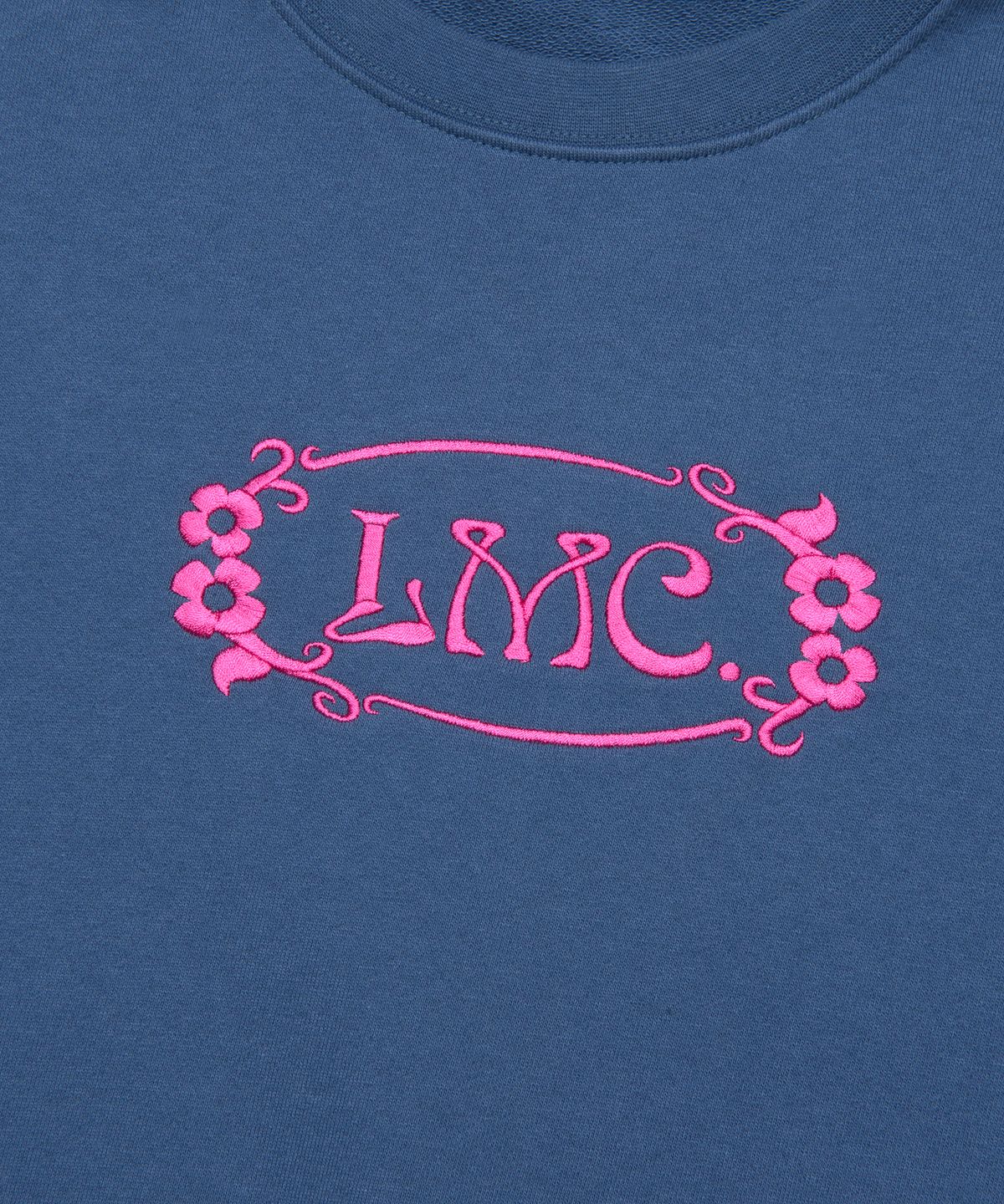 엘엠씨(LMC) FLOWER OVAL SWEATSHIRT dark blue
