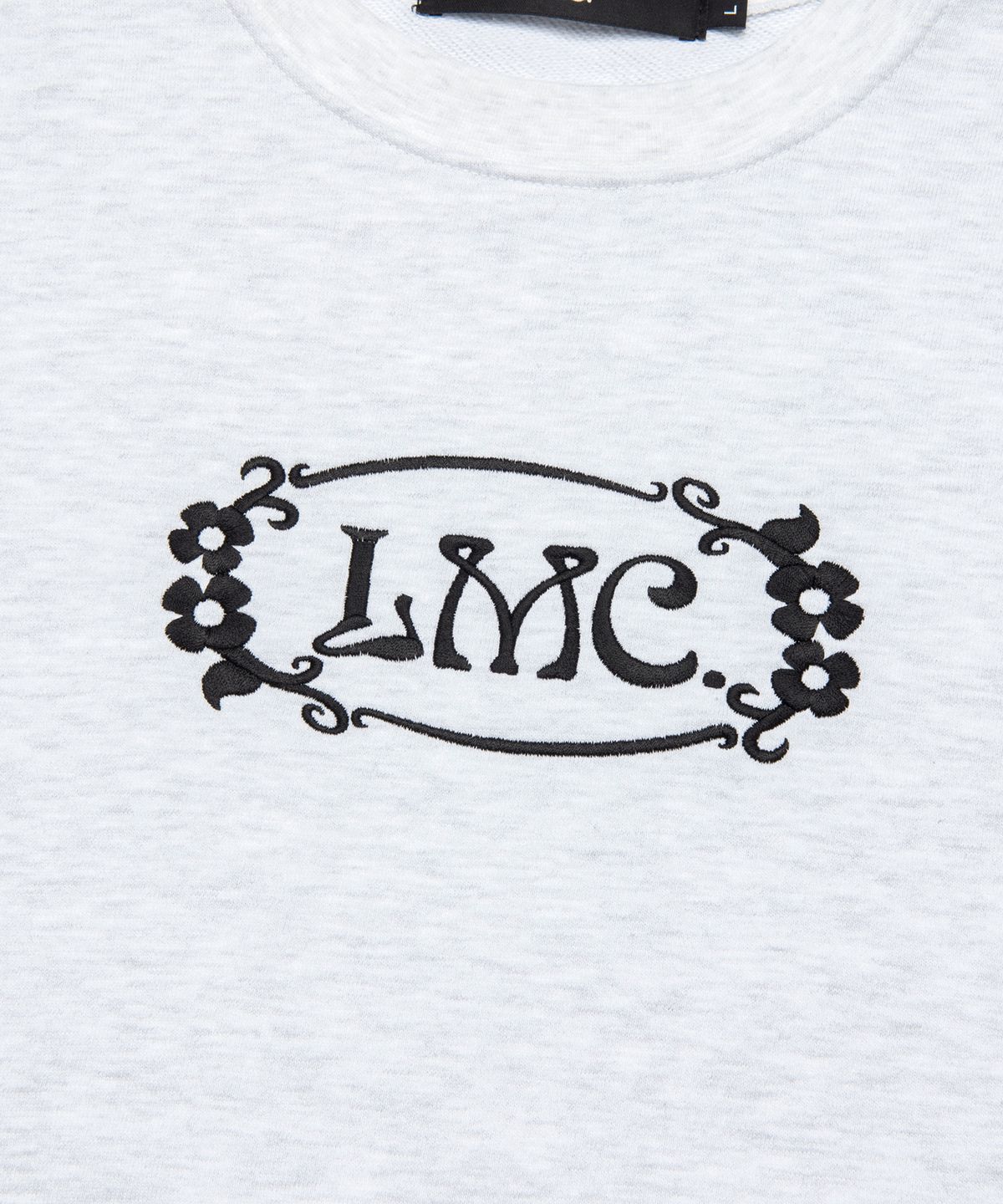 엘엠씨(LMC) FLOWER OVAL SWEATSHIRT light heather gray