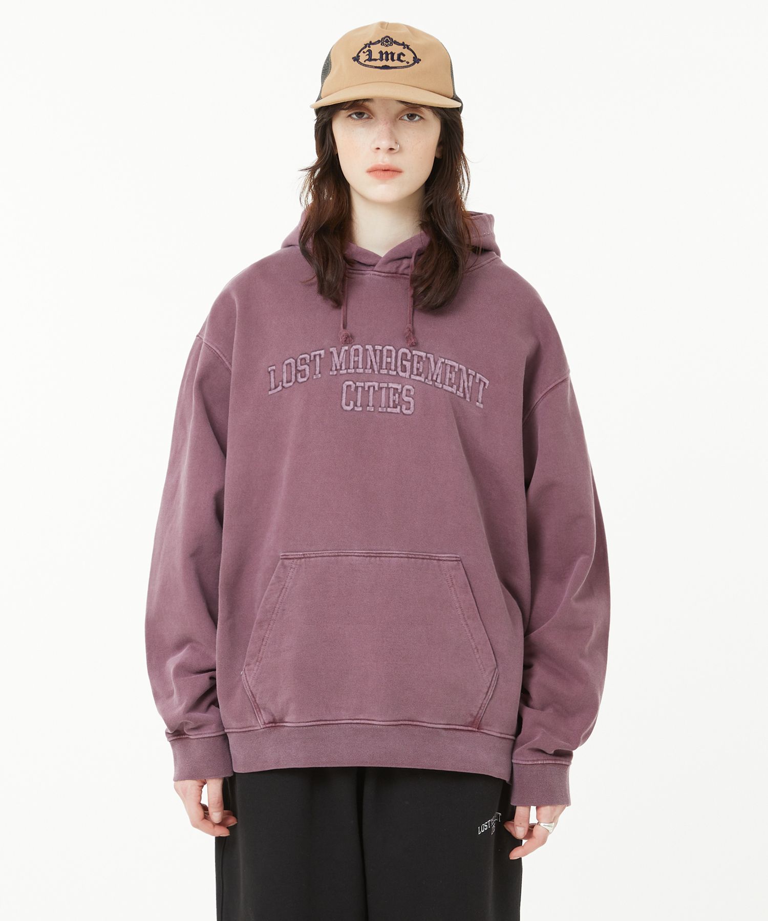 ★2022SS新作★LMC★OVERDYED ARCH OG SWEATSHIRT MUSINSA | LMC OVERDYED ARCH FN HOODIE black