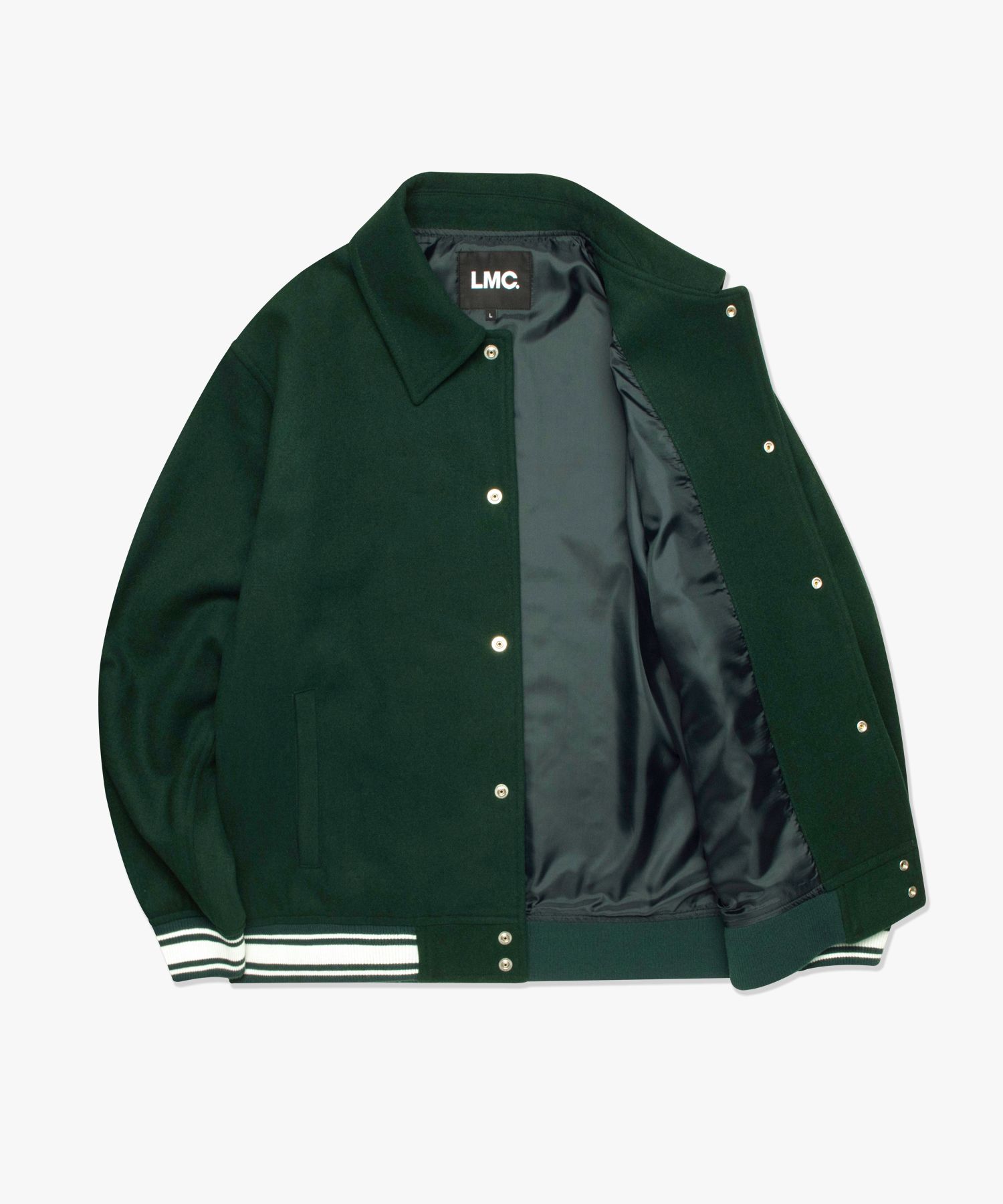 ●LMC●CLASSIC WOOL VARSITY JACKET ジャケット 韓国人気 男女 MUSINSA | LMC CLASSIC WOOL VARSITY JACKET dark green